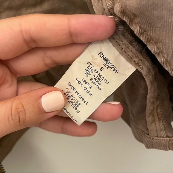 Tan Moto jacket by Level99 - Picture 4 of 4